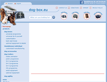 Tablet Screenshot of dog-box.eu